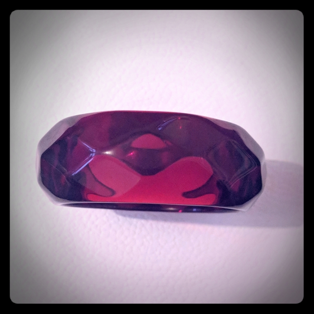 UNBRANDED Vintage 90s Acrylic Bangle Bracelet